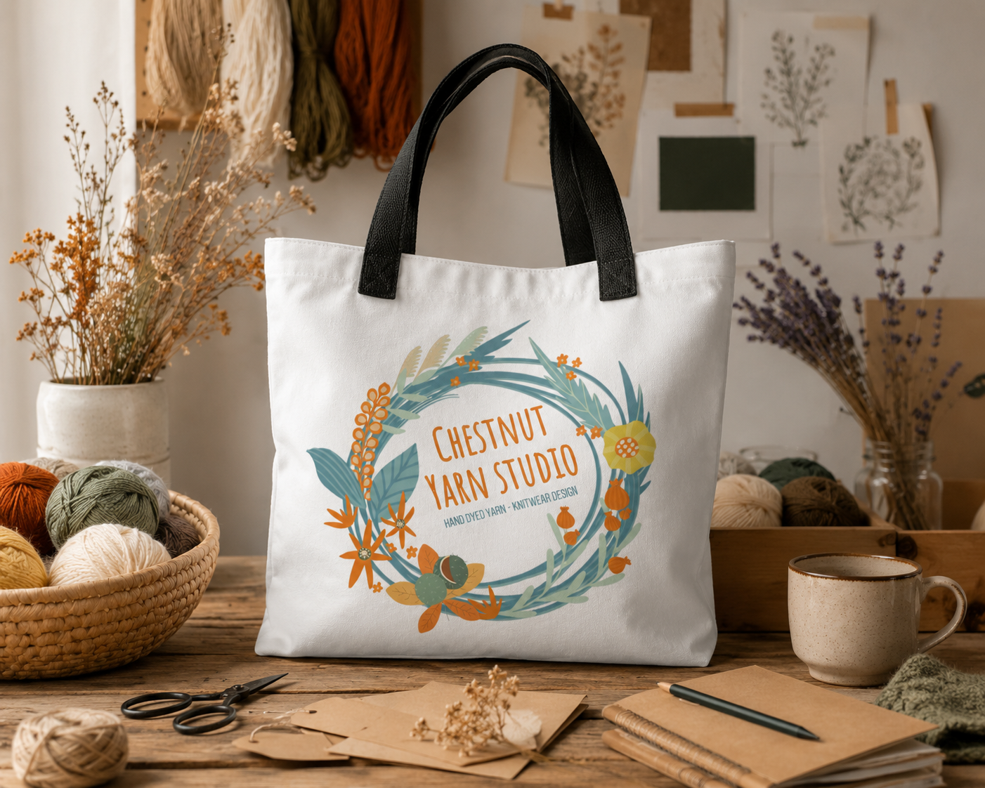 Chestnut Yarn Studio Project bag