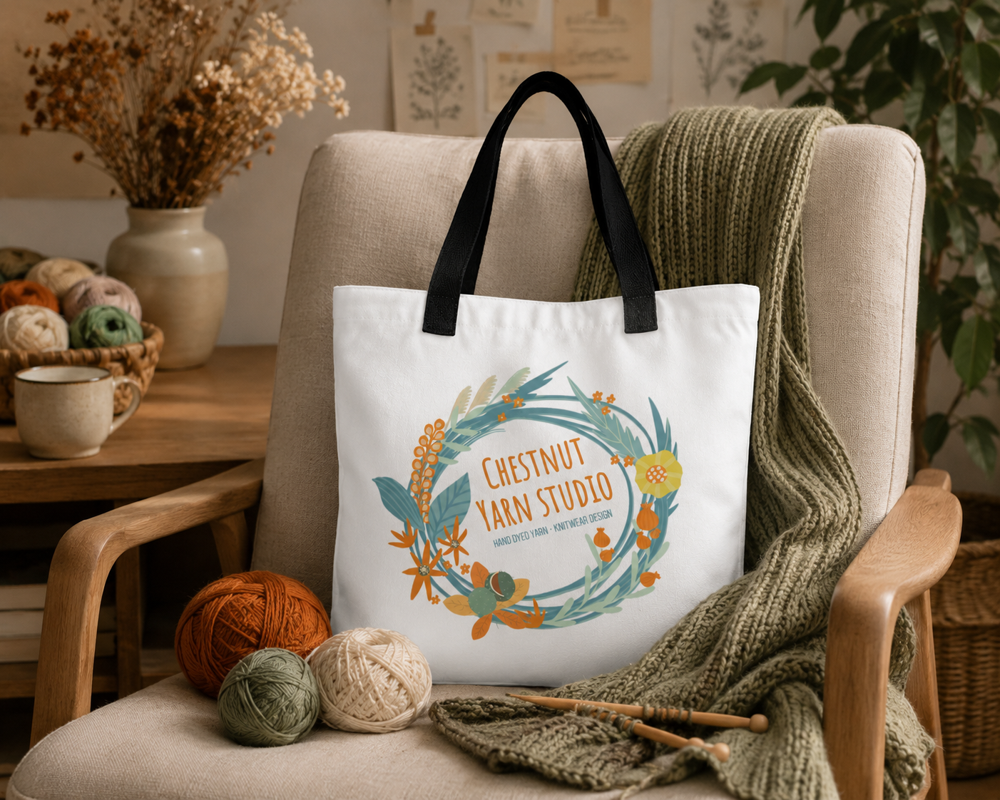 Chestnut Yarn Studio Project bag