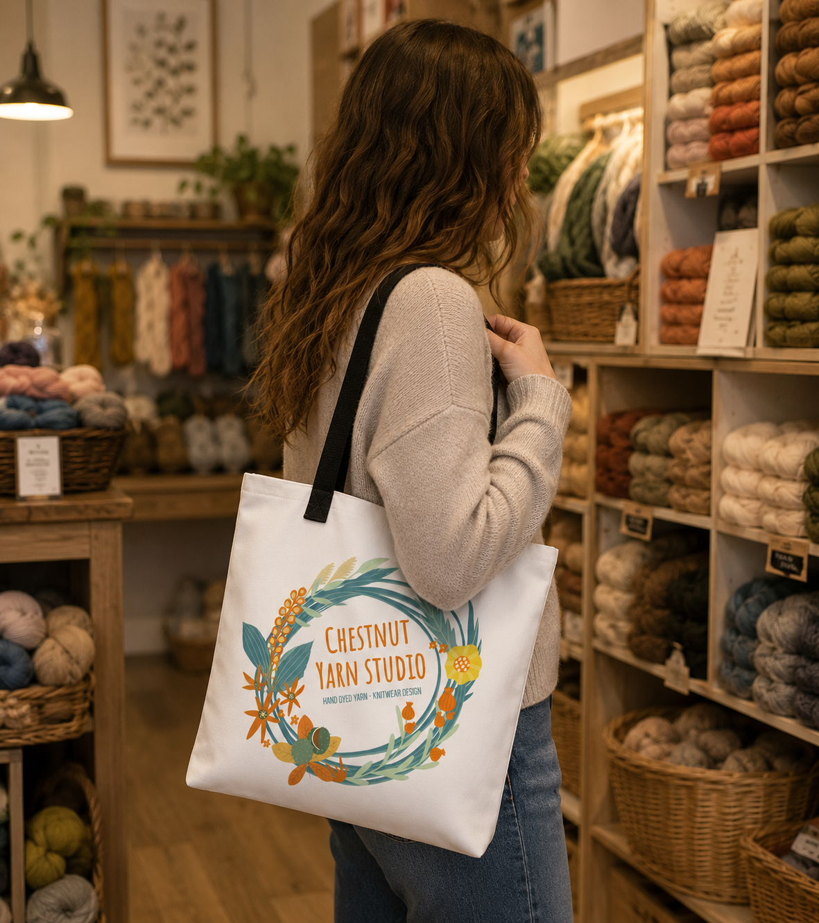 Chestnut Yarn Studio Project bag