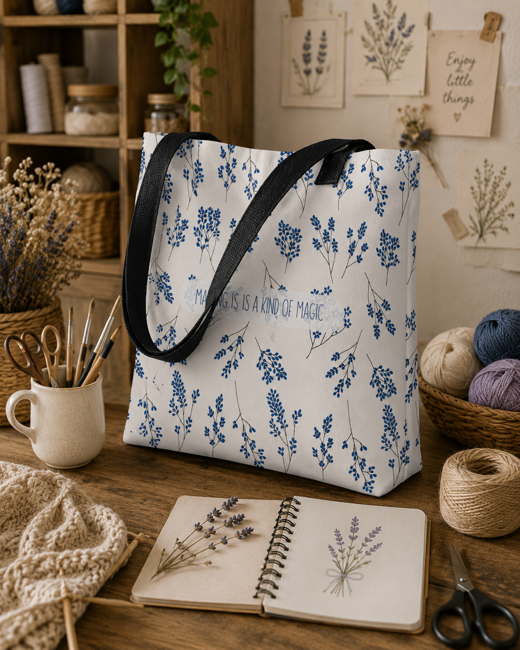 Making is a kind of magic Project bag