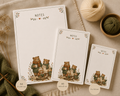 Knitworthy bear family Notepad