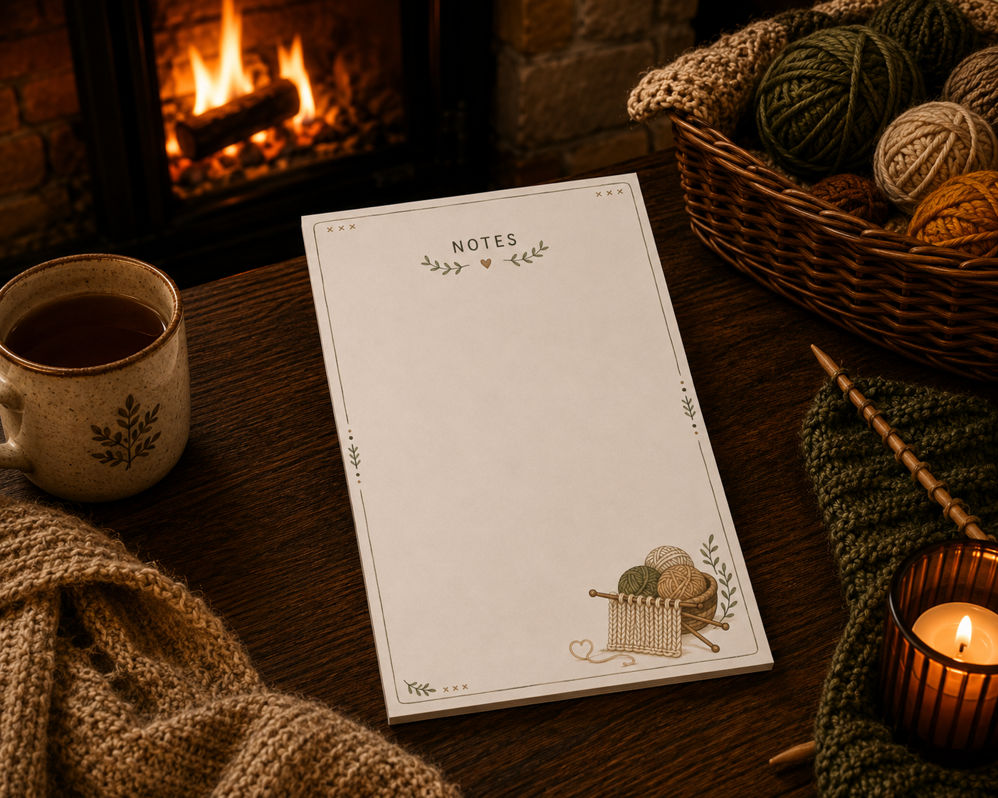 Yarn notes Notepad